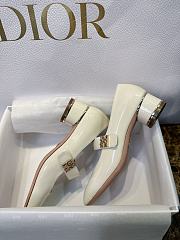 Bagsaaa Miss Dior Pump White Patent Calfskin - 2