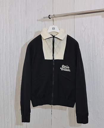 Bagsaaa Louis Vuitton x Tyler Knitted Collar Embroidered Technical Blouson