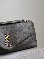 Bagsaaa YSL Calypso Medium In Grained Lambskin 800916 Light Musk - 30cm - 3