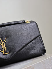 Bagsaaa YSL Calypso Medium In Grained Lambskin 800916 Black - 30cm - 4