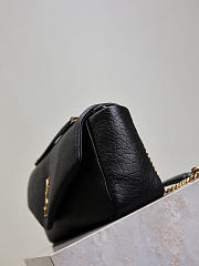 Bagsaaa YSL Calypso Medium In Grained Lambskin 800916 Black - 30cm - 2