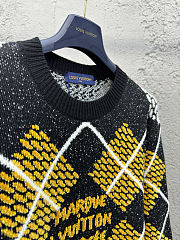 Bagsaaa Louis Vuitton Wool Blend Pullover with the Damier Argyle motif - 2