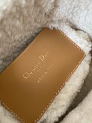 Bagsaaa DiorAlps Dior Toujours Vertical Nano Tote Bag Beige Suede - 15cm - 4