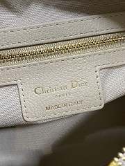 Bagsaaa Small Dior Voyage Bag Beige Flat Macrocannage Grained Calfskin - 22cm - 3