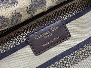 Bagsaaa Christian Dior Mizza Mini Lady D-Lite Bag beige & black - 24cm - 2