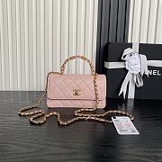 Bagsaaa Chanel Clutch with chain AP4798 Light Pink - 18.5cm - 1