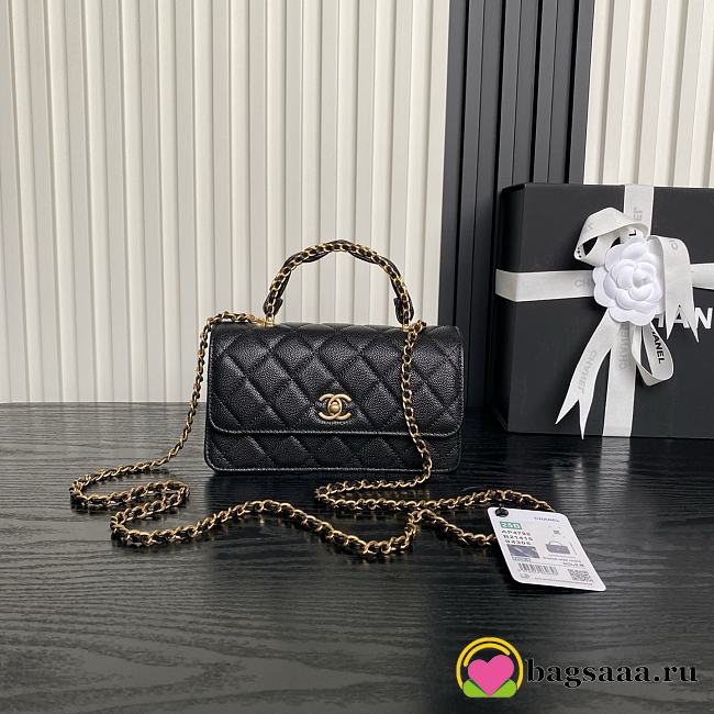 Bagsaaa Chanel Clutch with chain AP4798 Black - 18.5cm - 1