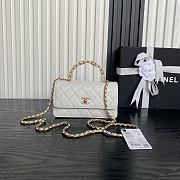 Bagsaaa Chanel Clutch with chain AP4798 White - 18.5cm - 1