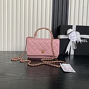 Bagsaaa Chanel Wallet On Chain AP4785 Pink - 19.2cm - 1