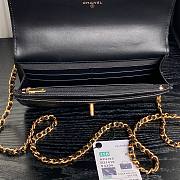 Bagsaaa Chanel Wallet On Chain AP4785 Black - 19.2cm - 2
