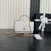 Bagsaaa Chanel Wallet On Chain AP4785 White - 19.2cm - 1