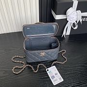 Bagsaaa Chanel Long Vanity with Chain AP4842 Gray - 17cm - 2