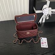 Bagsaaa Chanel Long Vanity with Chain AP4842 Red - 17cm - 2
