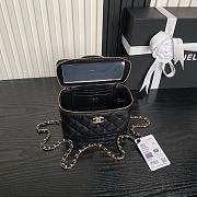 Bagsaaa Chanel Long Vanity with Chain AP4842 Black - 17cm - 2