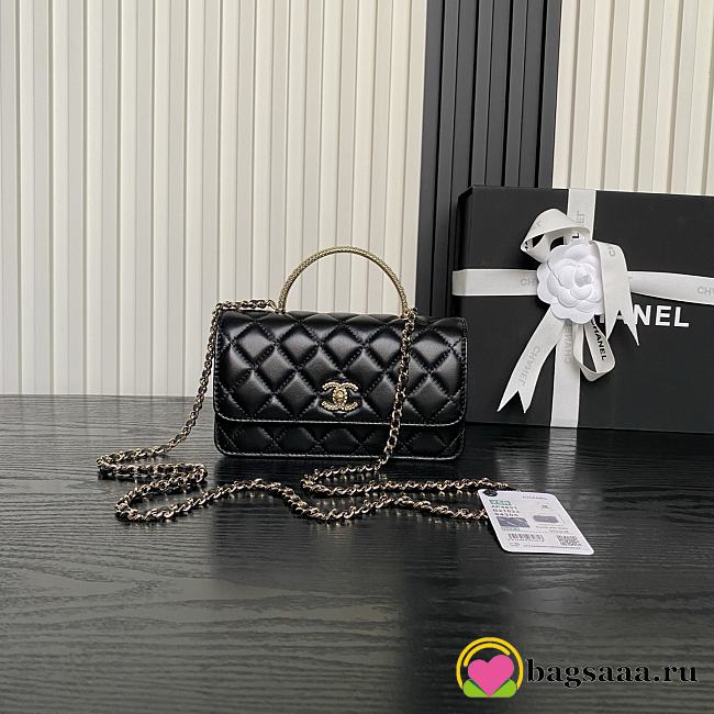 Bagsaaa Chanel Clutch with chain AP4831 Black - 18.5cm - 1