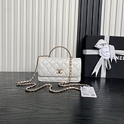 Bagsaaa Chanel Clutch with chain AP4831 White - 18.5cm - 1