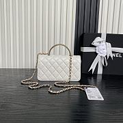 Bagsaaa Chanel Clutch with chain AP4831 White - 18.5cm - 3