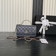 Bagsaaa Chanel Clutch with chain AP4831 Gray - 18.5cm - 1