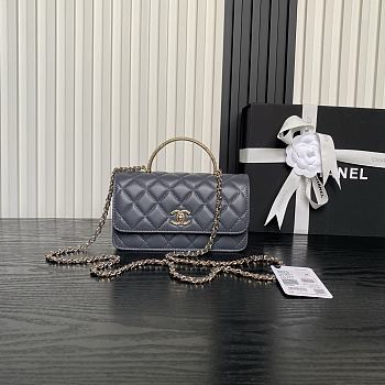 Bagsaaa Chanel Clutch with chain AP4831 Gray - 18.5cm