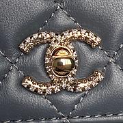 Bagsaaa Chanel Clutch with chain AP4831 Gray - 18.5cm - 3
