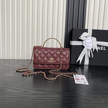 Bagsaaa Chanel Clutch with chain AP4831 Red - 18.5cm