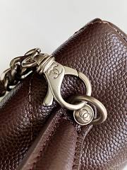 Bagsaaa Chanel Vanity with Chain AP4936 Dark Brown - 19.5cm  - 2