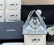 Bagsaaa CHANEL 25 Small Handbag AS5293 light blue - 30cm - 1