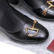 Bagsaaa Gucci Women's boot with half Horsebit 851420 black - 2