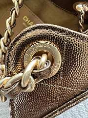 Bagsaaa CHANEL 25 Mini Handbag AS5631 Bronze Caviar - 22cm - 3