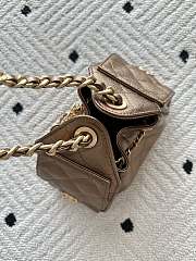 Bagsaaa CHANEL 25 Mini Handbag AS5631 Bronze Caviar - 22cm - 2