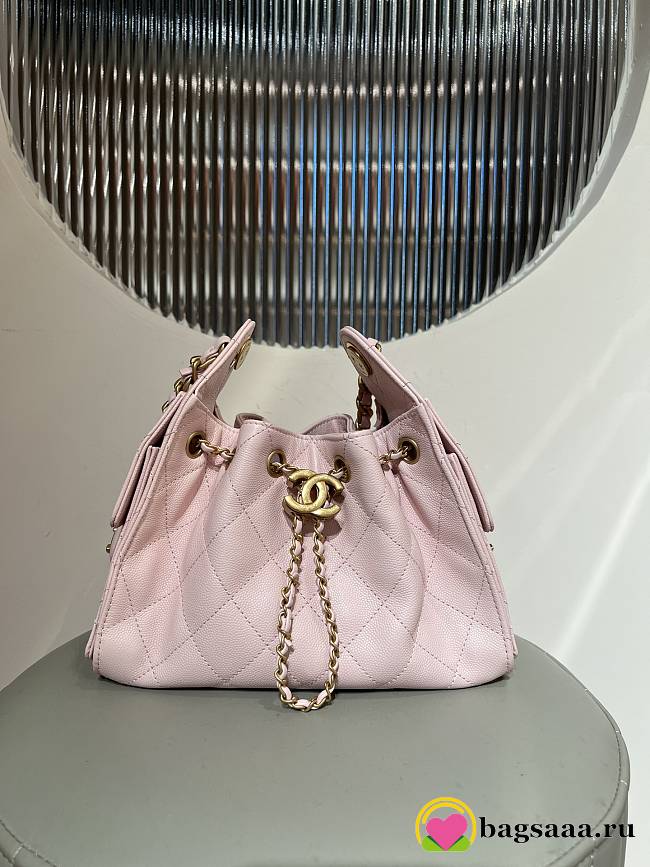 Bagsaaa CHANEL 25 Mini Handbag AS5631 Light Pink - 22cm - 1