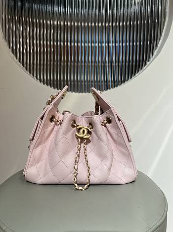 Bagsaaa CHANEL 25 Mini Handbag AS5631 Light Pink - 22cm