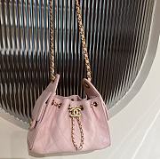 Bagsaaa CHANEL 25 Mini Handbag AS5631 Light Pink - 22cm - 4