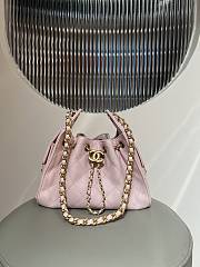Bagsaaa CHANEL 25 Mini Handbag AS5631 Light Pink - 22cm - 2