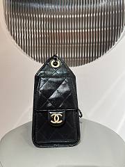 Bagsaaa CHANEL 25 Mini Handbag AS5631 Black 2 tone hardware - 22cm - 4