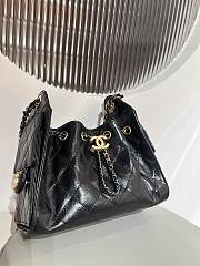 Bagsaaa CHANEL 25 Mini Handbag AS5631 Black 2 tone hardware - 22cm - 2
