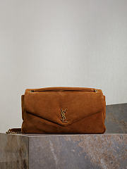 Bagsaaa YSL CALYPSO large in suede 777399 Warm Caramel Cognac - 38cm - 1