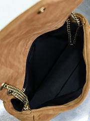 Bagsaaa YSL CALYPSO large in suede 777399 Warm Caramel Cognac - 38cm - 3