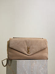 Bagsaaa YSL CALYPSO large in suede 777399 dry grain - 38cm - 1