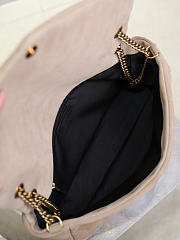 Bagsaaa YSL CALYPSO large in suede 777399 dry grain - 38cm - 3