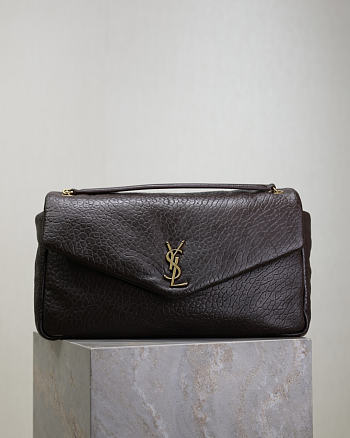 Bagsaaa YSL Calypso large in grained lambskin 777399 ARABICA - 38cm