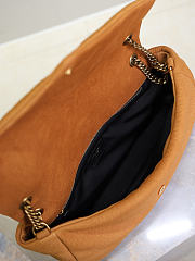 Bagsaaa YSL Calypso large in grained lambskin 777399 brown - 38cm - 3