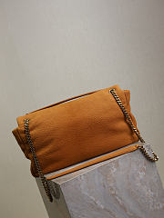 Bagsaaa YSL Calypso large in grained lambskin 777399 brown - 38cm - 2