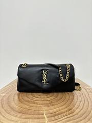 Bagsaaa YSL Calypso Small In Plunged Lambskin 734153 Black - 26×14×7cm - 1