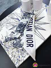	 Bagsaaa Dior D-Animal Mitzah Scarf Silk Twilly - 6 x 105 cm - 1