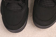 Bagsaaa Air Jordan 4 Retro 'Black Cat' sneaker in the all-black - 3