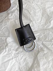 Bagsaaa Balenciaga Bel Air small shoulder bag dark brown suede - 30cm - 4