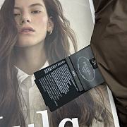 Bagsaaa Prada long down puffer coat in cocoa brown - 4