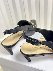 Bagsaaa Dior Boy slingback pump in black supple calfskin - 4cm - 3