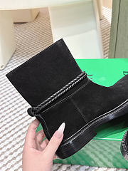 Bagsaaa Bottega Veneta James ankle boots in black suede - 4